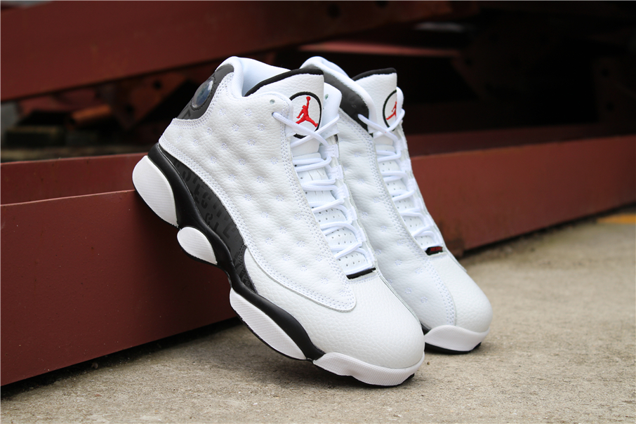 Air Jordan 13 Love & Respect White Black Shoes